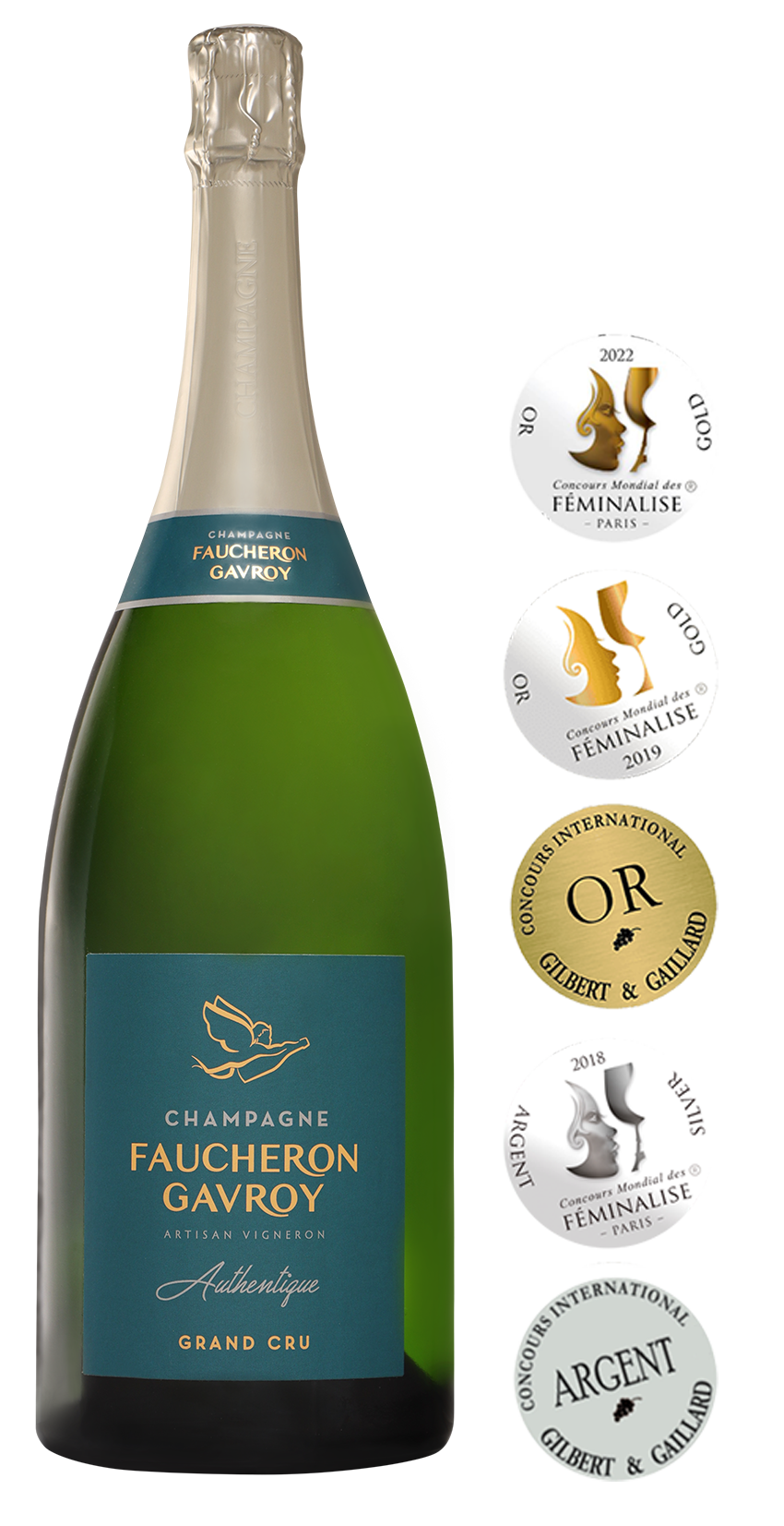 CHAMPAGNE FAUCHERON-GAVROY : Cuvée Brut Authentique Grand Cru